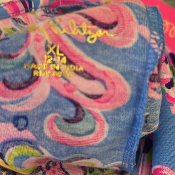 Lilly Pulitzer Girls Jena Dress in Multi Mermaid Grotto Sizes Large & XL NWT - Picture 10 of 10
